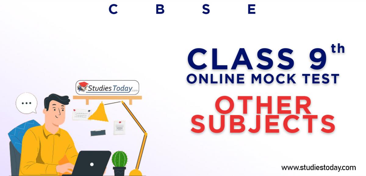 Class 9 other subjects mcq online test